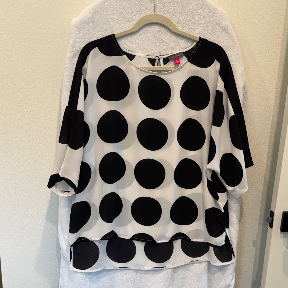 Vince Camuto Monochrome Blouse